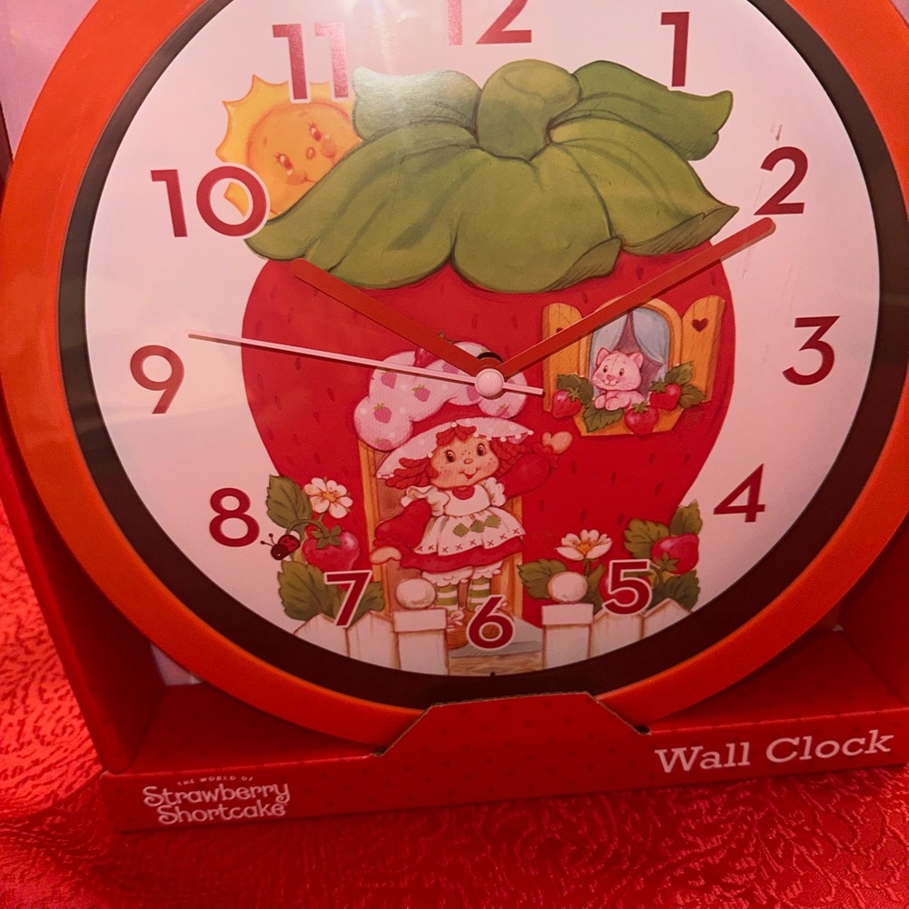 Red Wall Clock